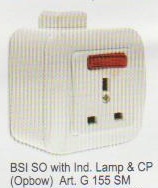 STOP KONTAK AC w/LAMP(OPBOW)