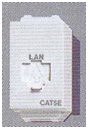 JACK MODUL DATA CAT5E(8P 8C) WHITE